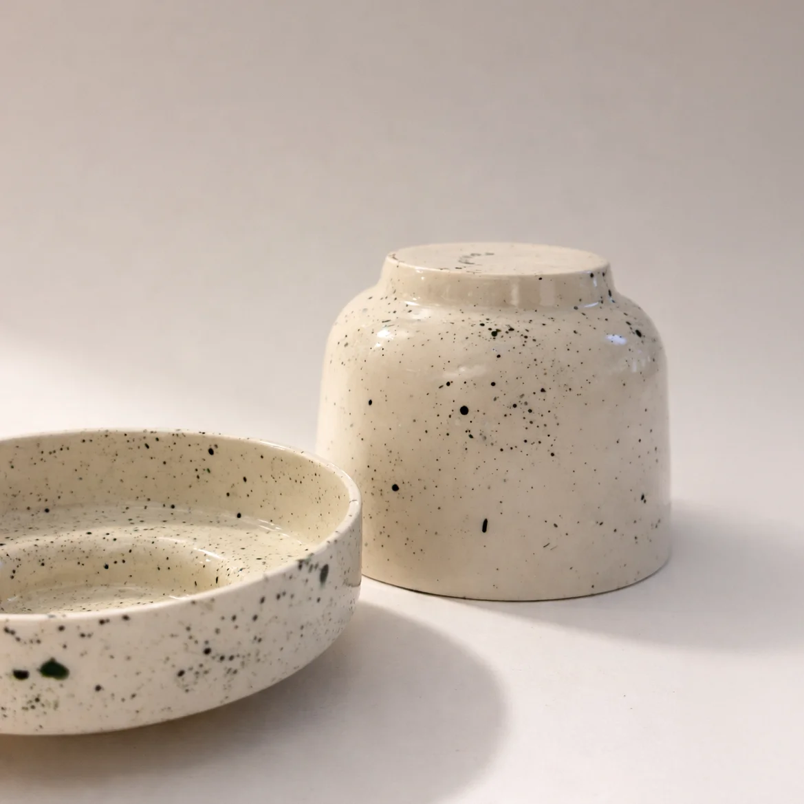 Cappuccino Cup's Saucer - Olive Dust view 2