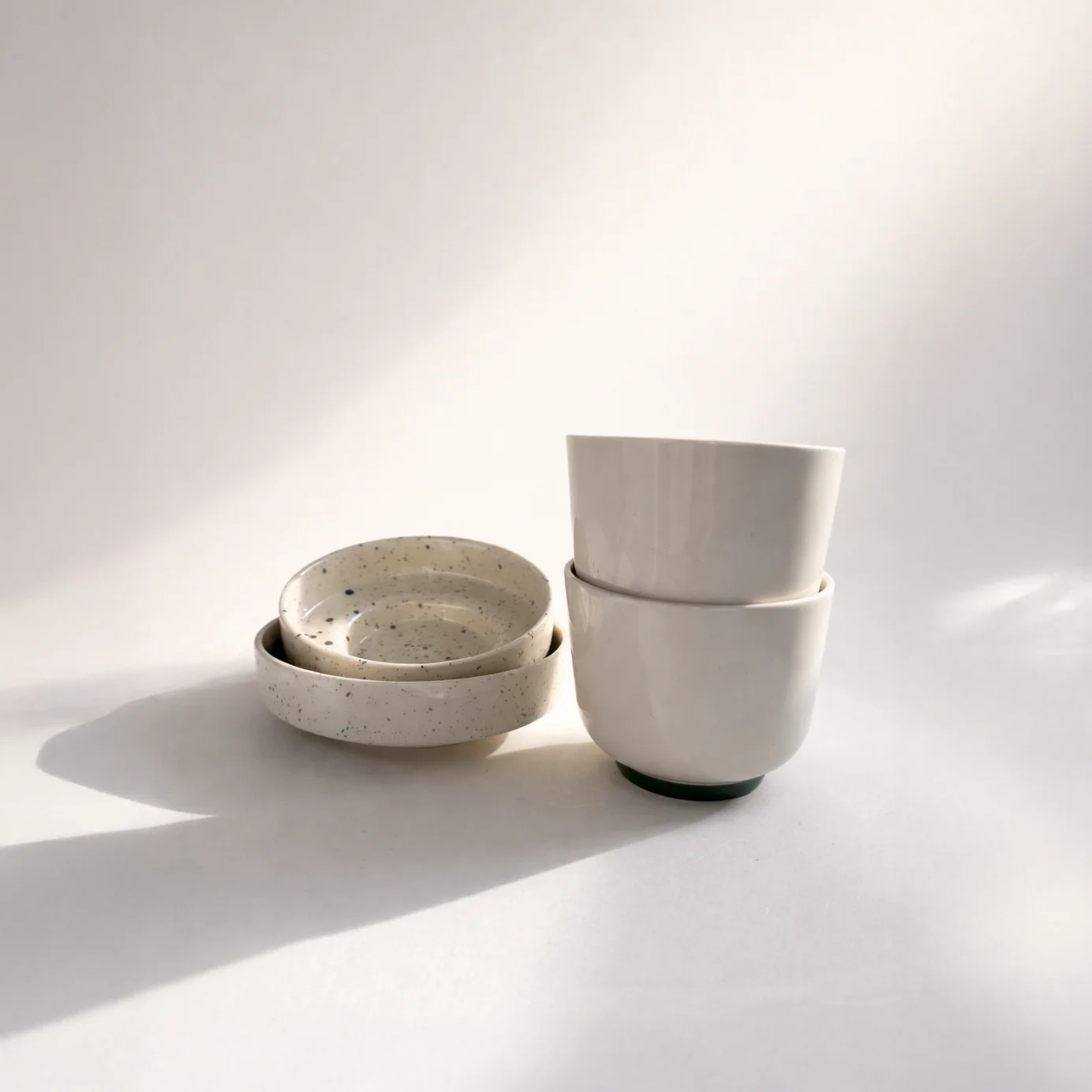 Cappuccino Cup's Saucer - Olive Dust view 3