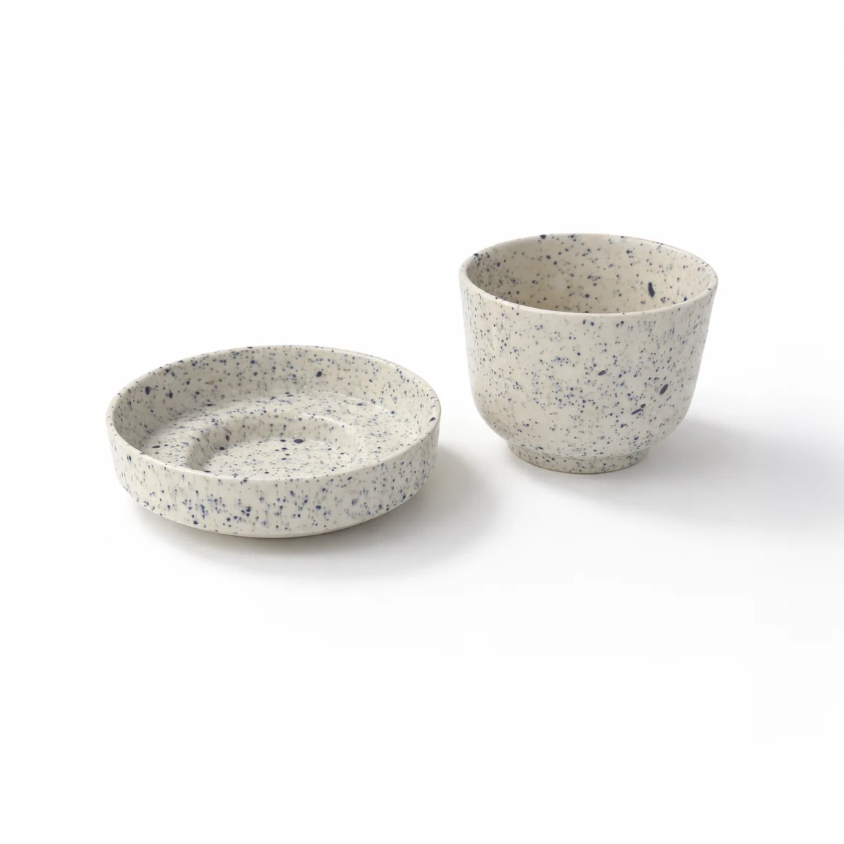 Cappuccino Cup's Saucer - Blue Dust view 2