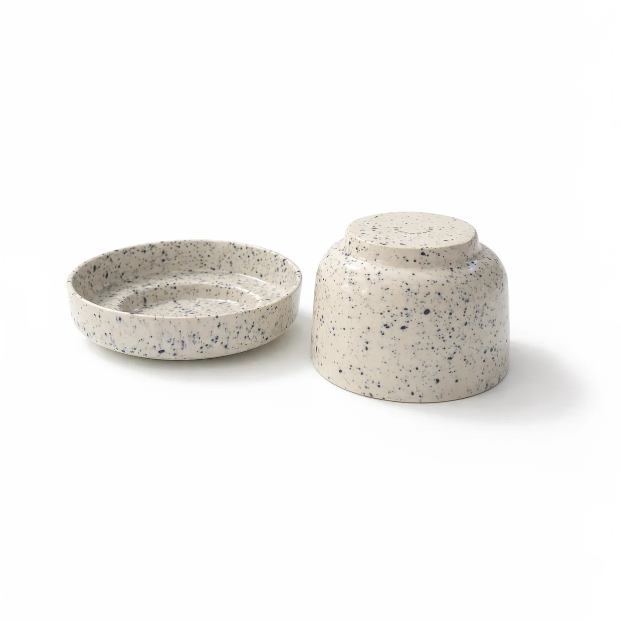 Cappuccino Cup's Saucer - Blue Dust view 3