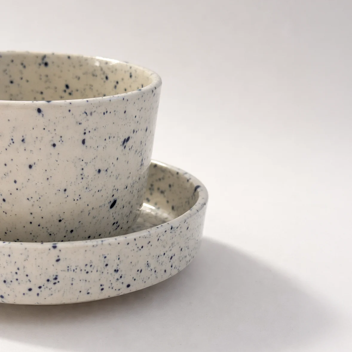Cappuccino Cup's Saucer - Blue Dust view 4