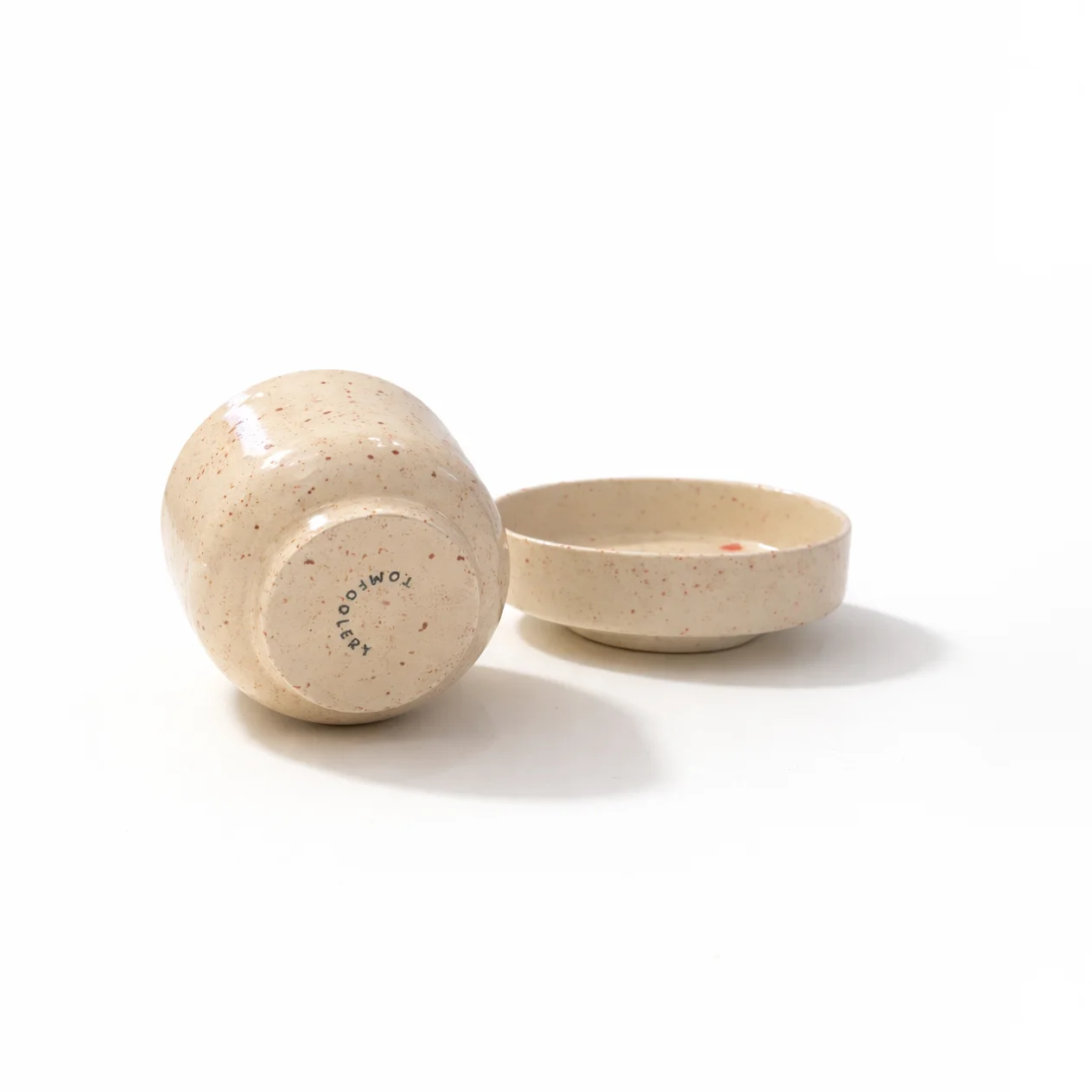 Cappuccino Cup's Saucer - Terracotta Dust view 3