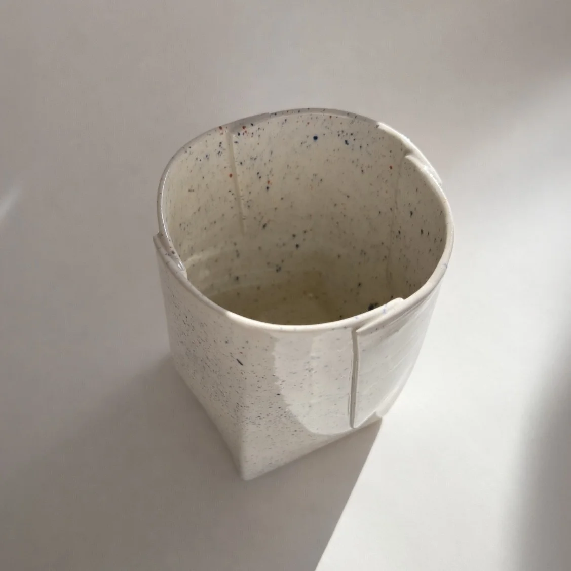 Folded Vase - Blue Dust view 2