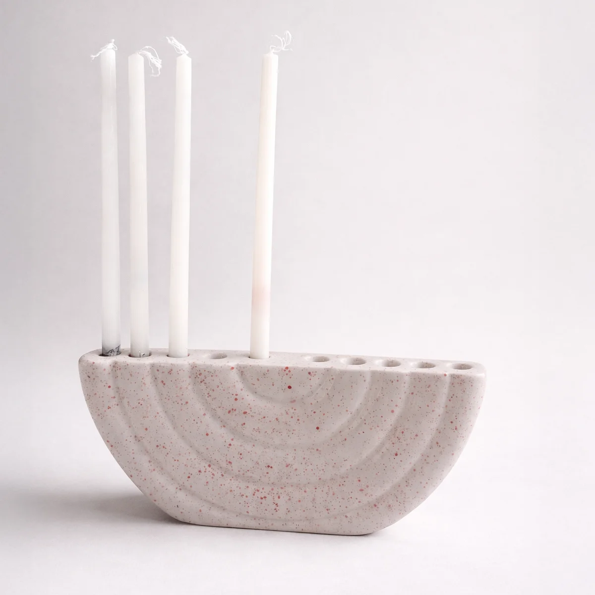 Hanukkiah - Splash Red