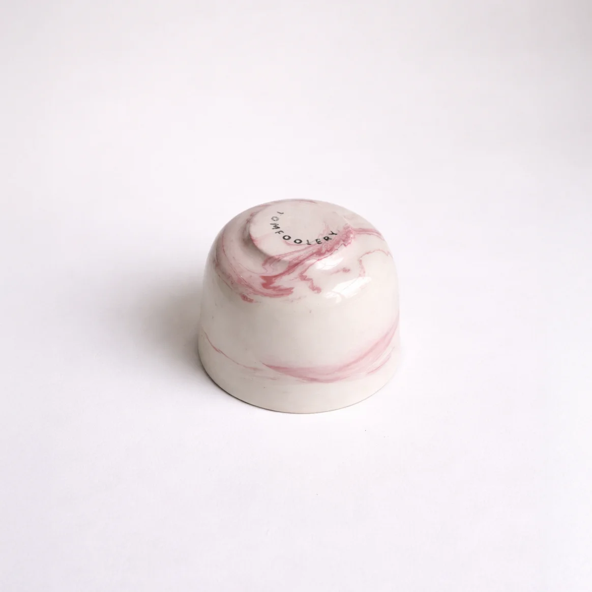 Macchiato Cup - Red Marble view 2