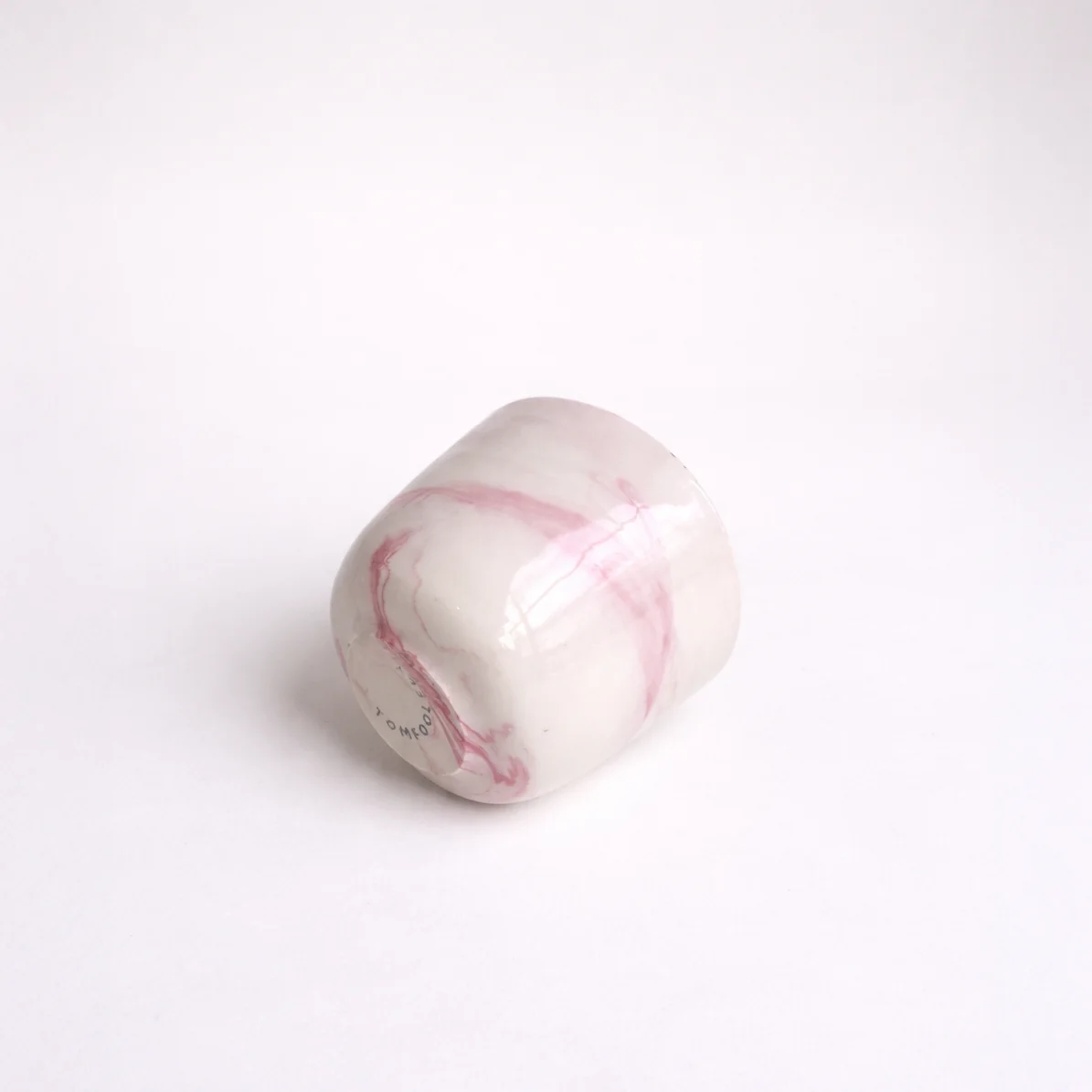 Macchiato Cup - Red Marble view 3