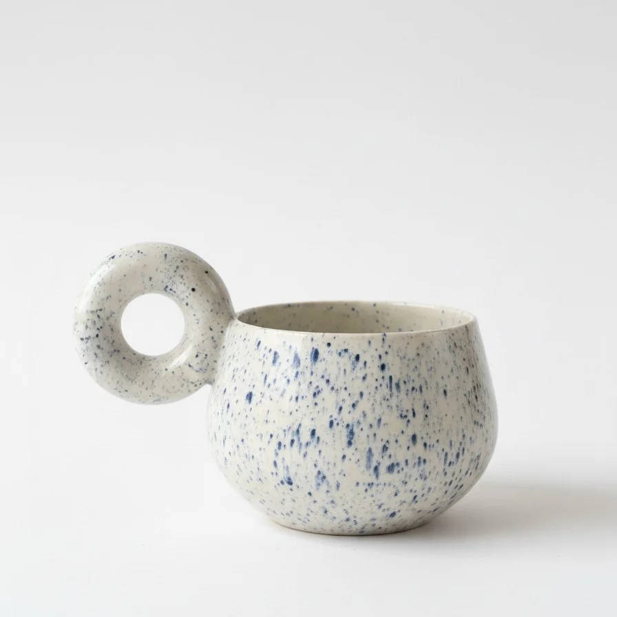 Geometric Vase - Blue